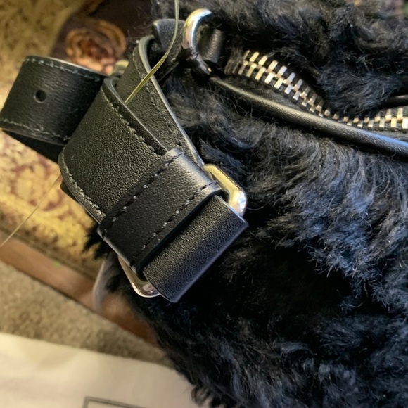 Authentic MOSCHINO Fur/Leather zip belt bag - Picture 14 of 16
